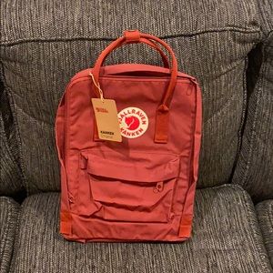 Bnwt fjallraven kanken backpack in ox red